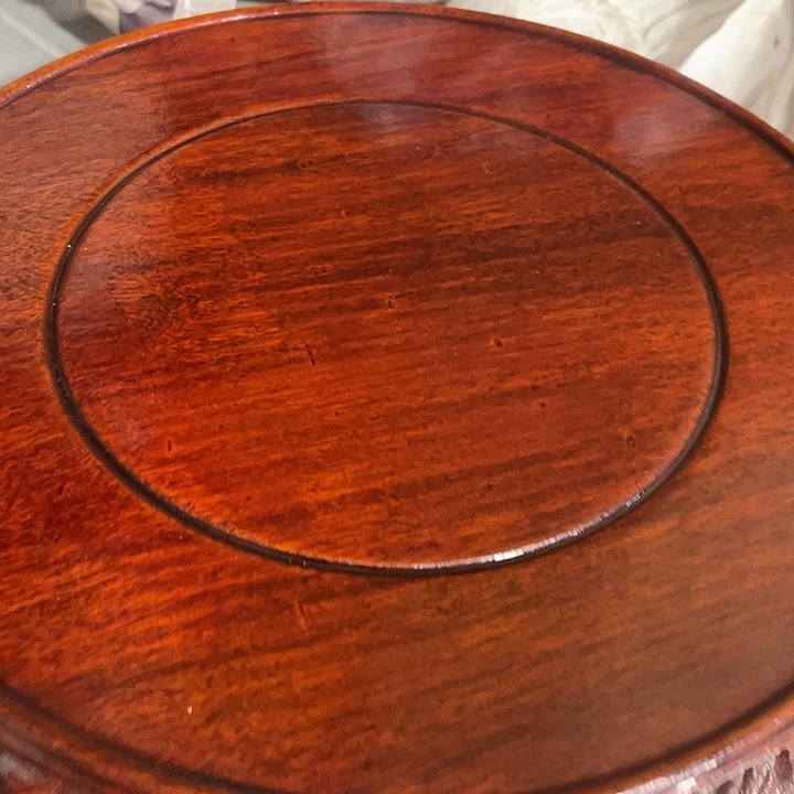 琉璃手工艺品红木底座工艺品20公分