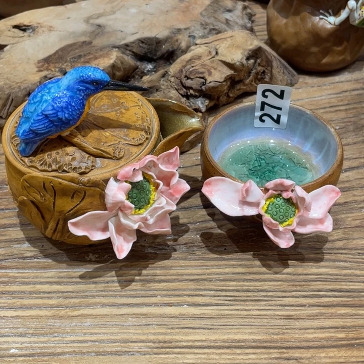 ᥫ***࿐手工制作陶瓷茶具茶杯青蛙