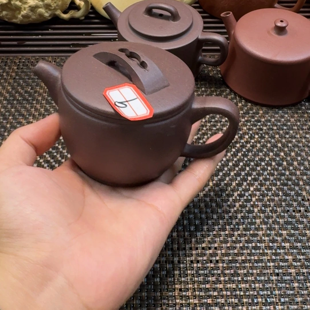 茶壶紫砂9号紫砂壶汉瓦瑕