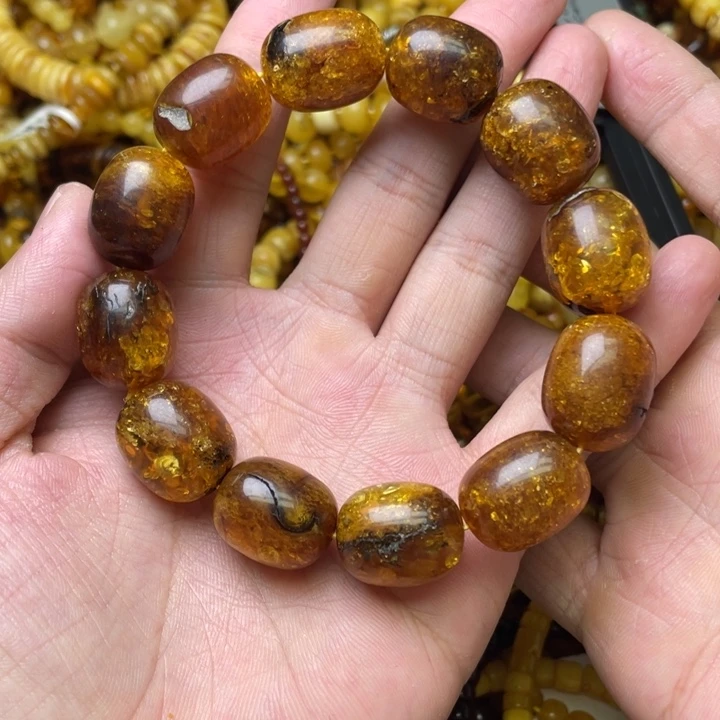 琥珀未镶嵌珠宝奇石