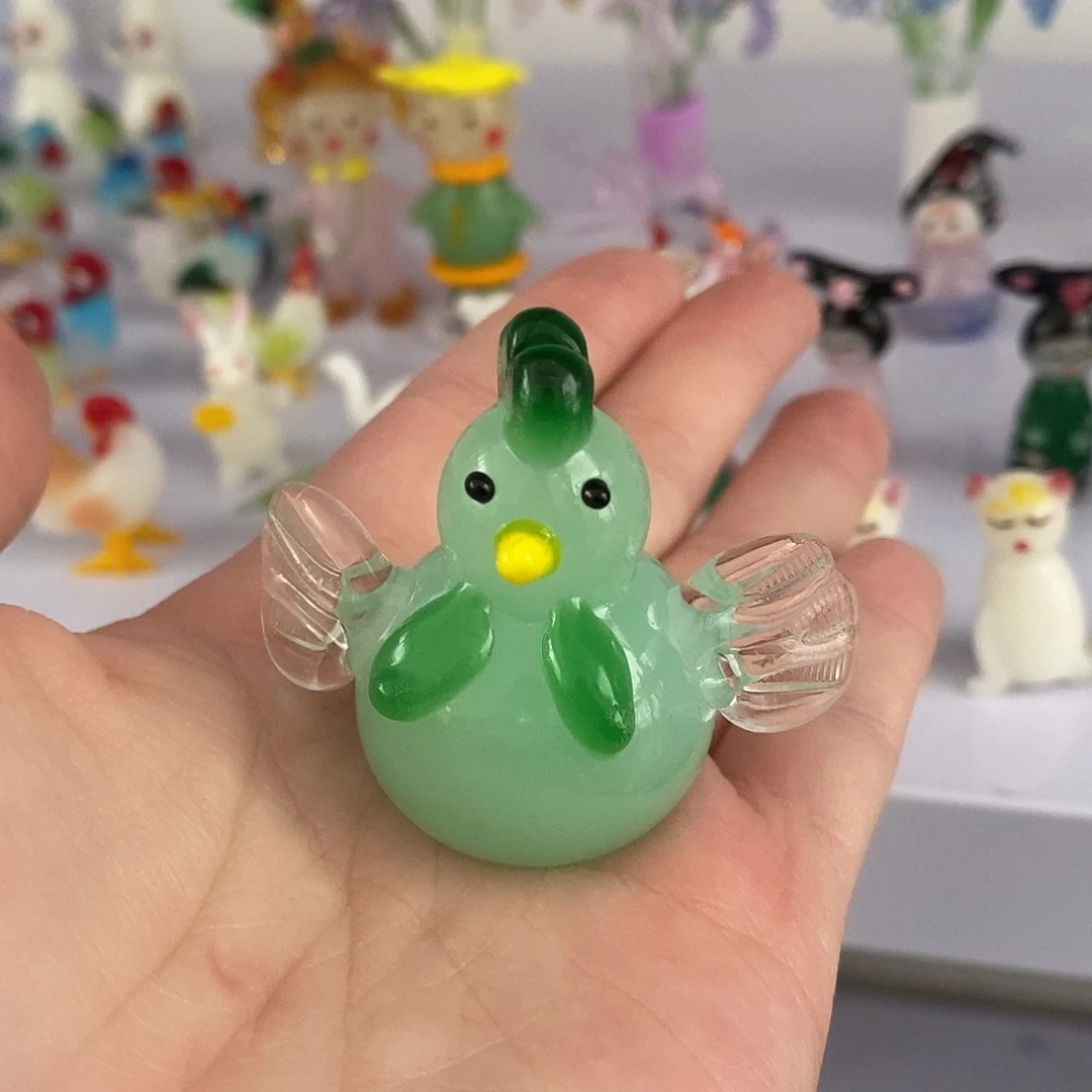 手工艺品琉璃小鸡