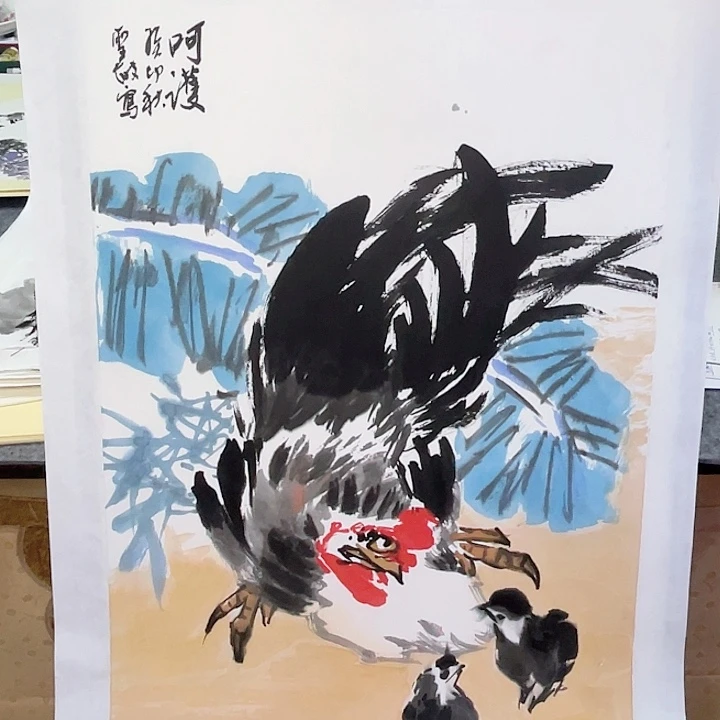 国画张圣敏先生纯手绘作品