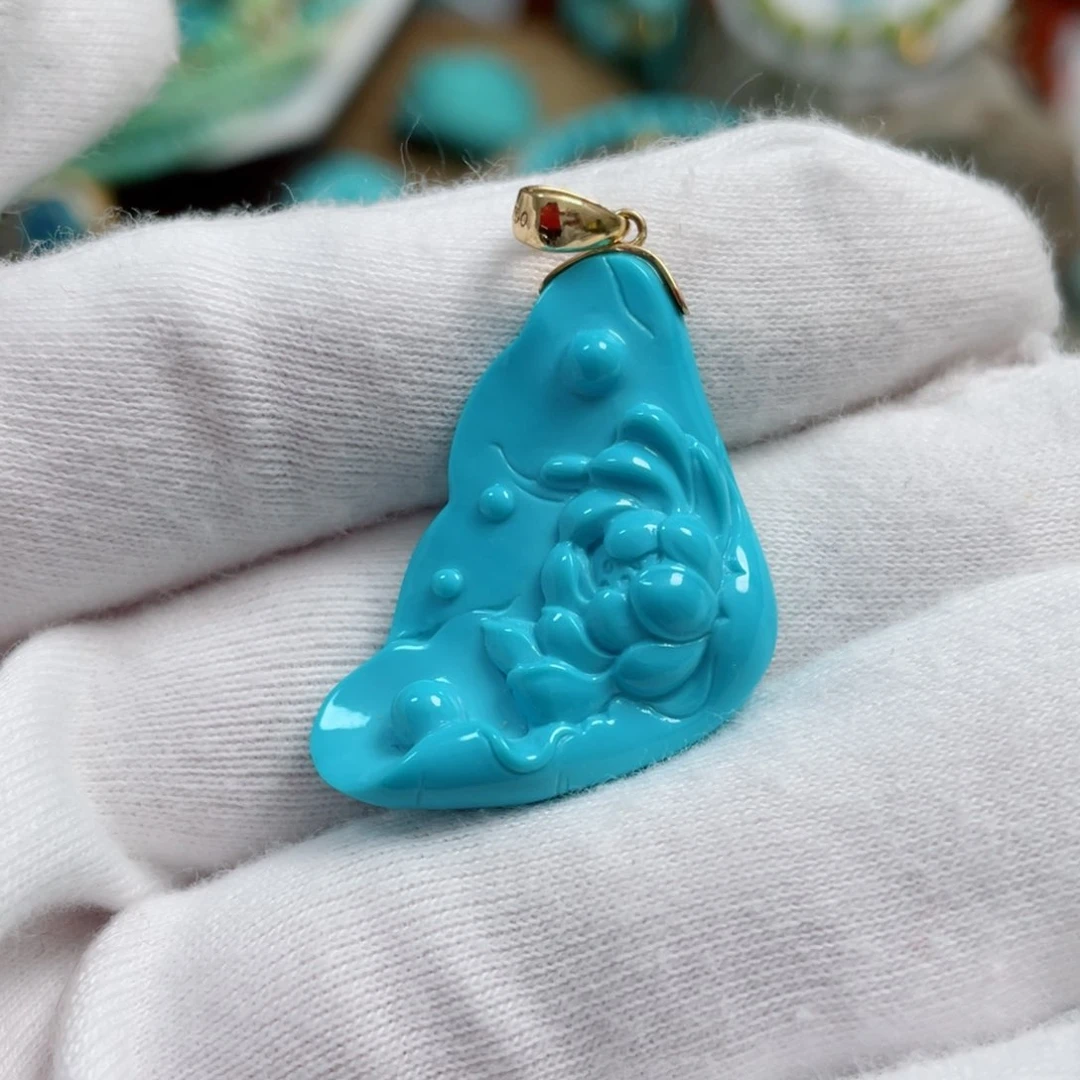 绿松石珠宝奇石未镶嵌