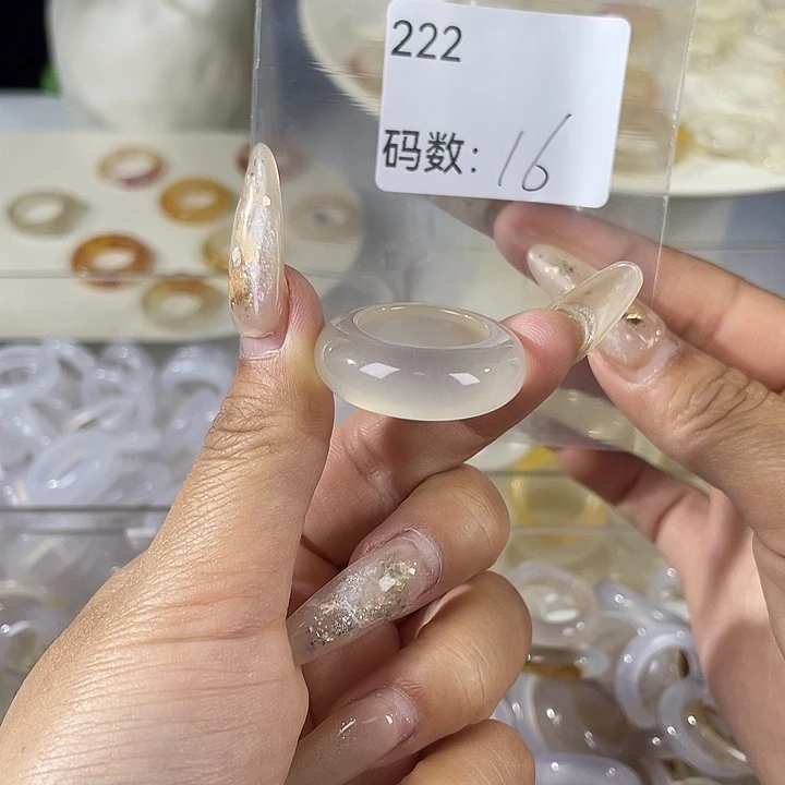 未镶嵌戒指玛瑙/玉髓222