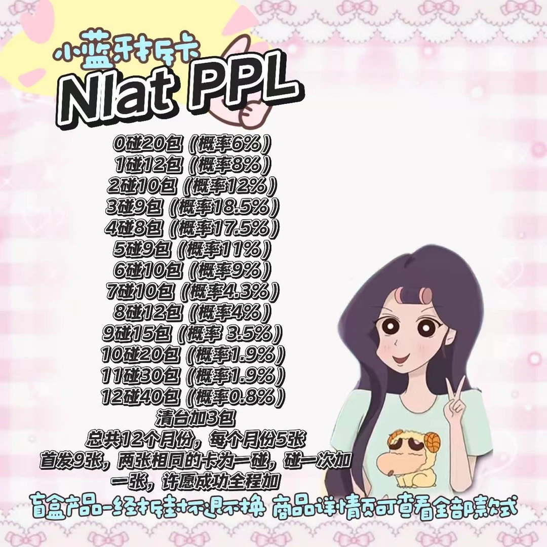 小蓝牙&碰碰【NLAT《Be With You》艺术家联名系列收藏卡牌盲盒】代拆