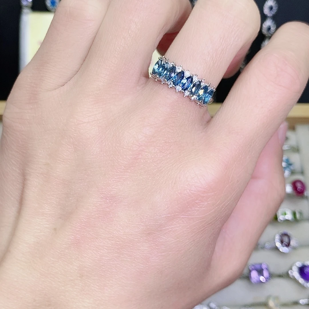 未镶嵌戒指托帕石