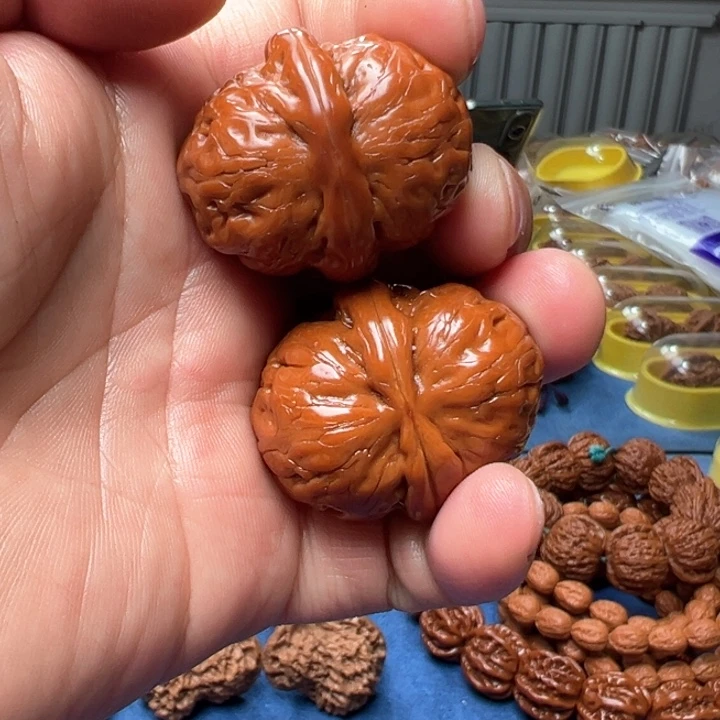 文玩核桃把件肥**主平谷元宝