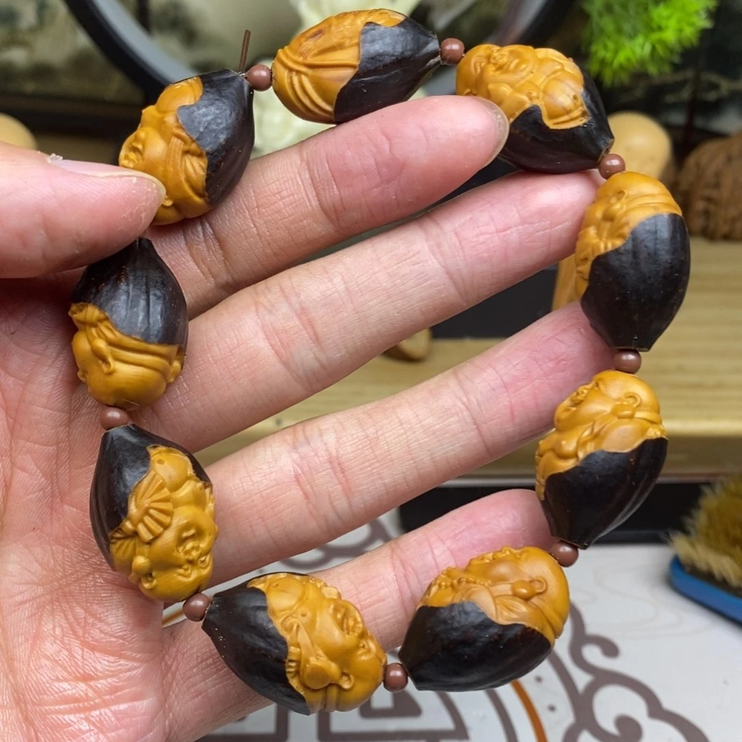 橄榄核手串/手链橄榄核雕工艺手串