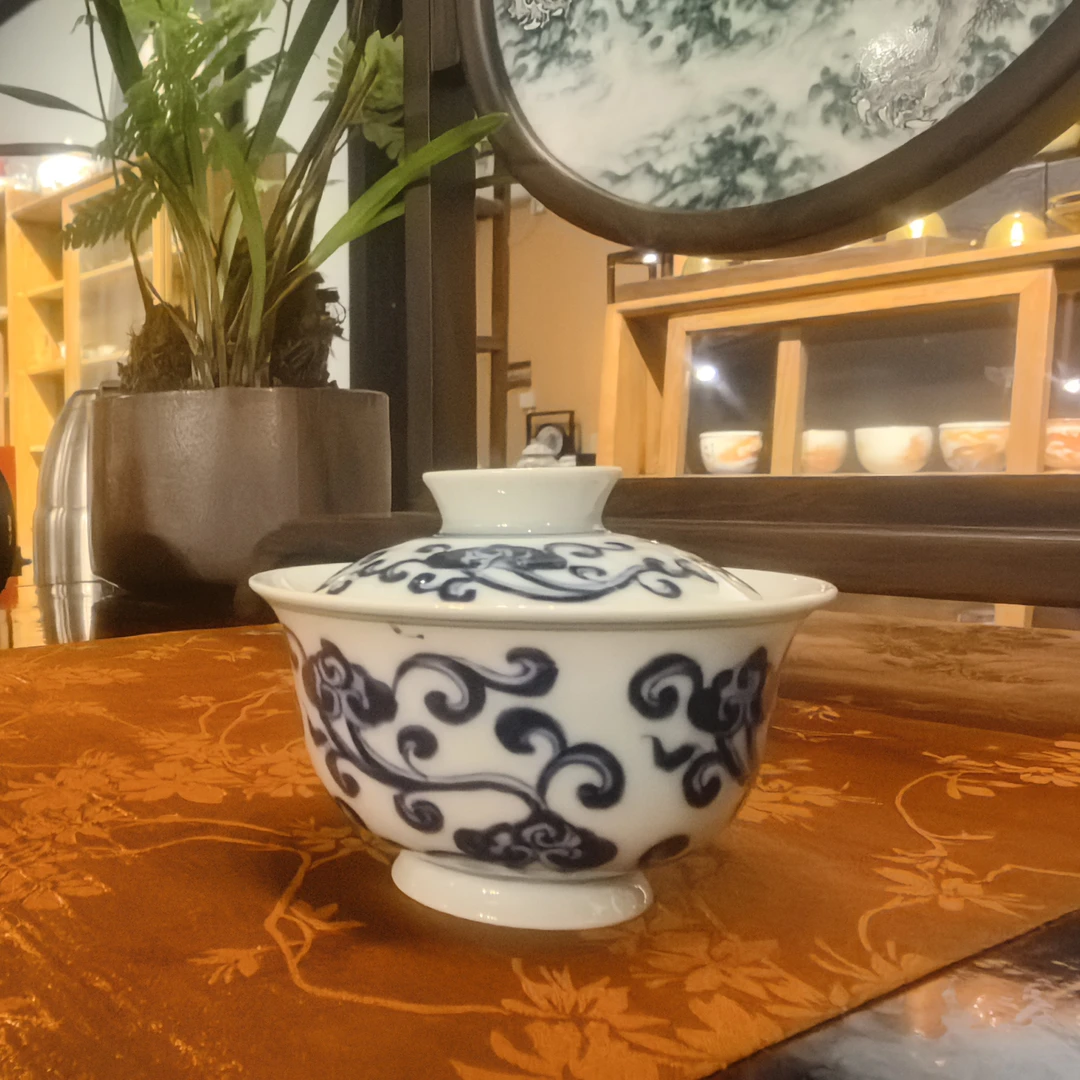 骆深窑·盖碗（孤品）