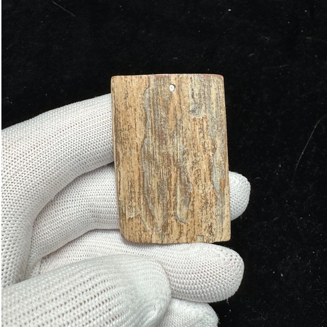 F8161天然猛犸牙牌子支持鉴定假一罚四