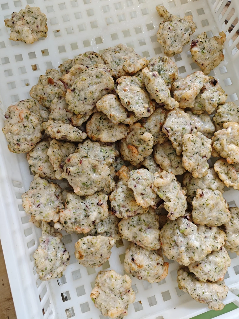 5斤，海苔墨虾饼（一盒半斤）