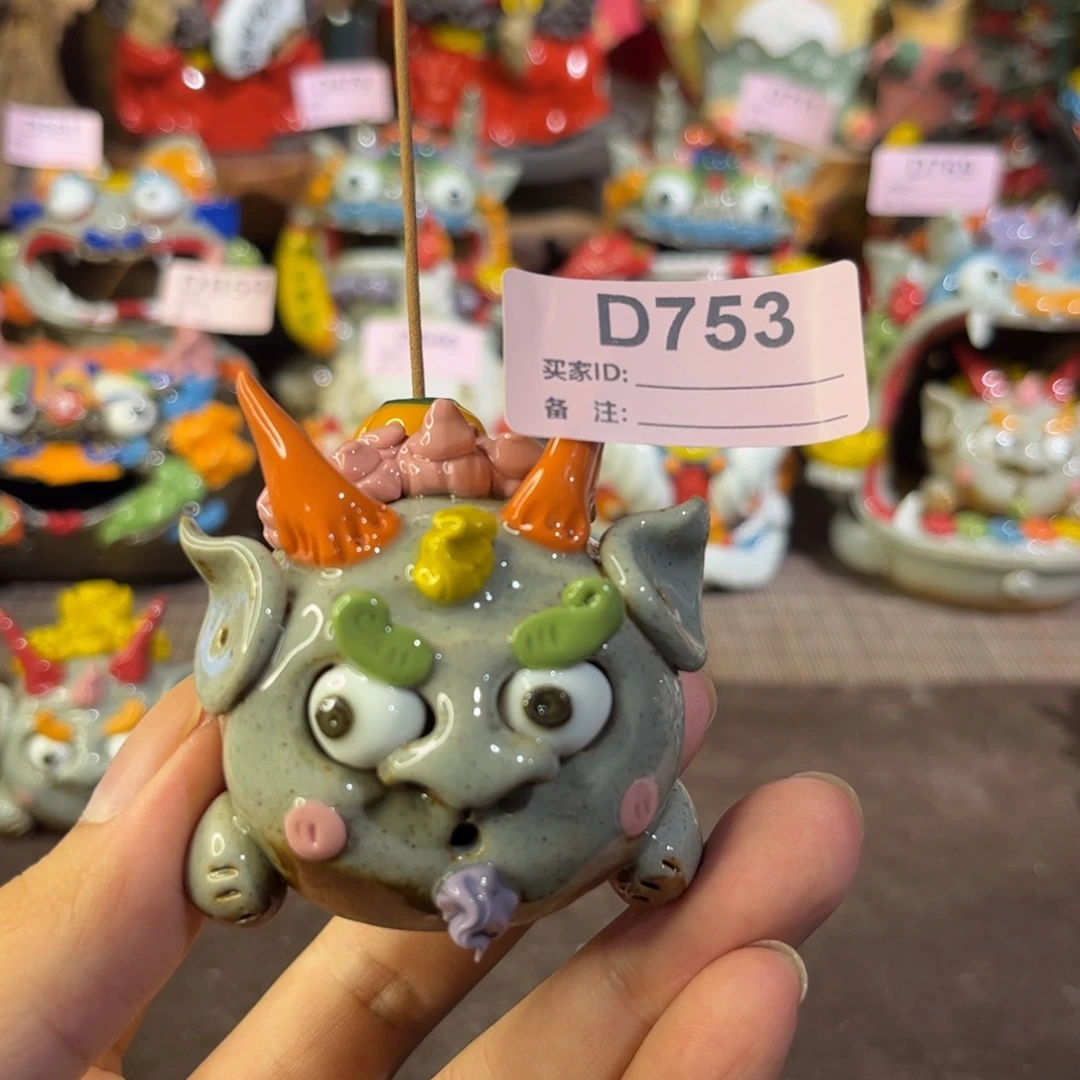 泥塑纯手工茶宠摆件