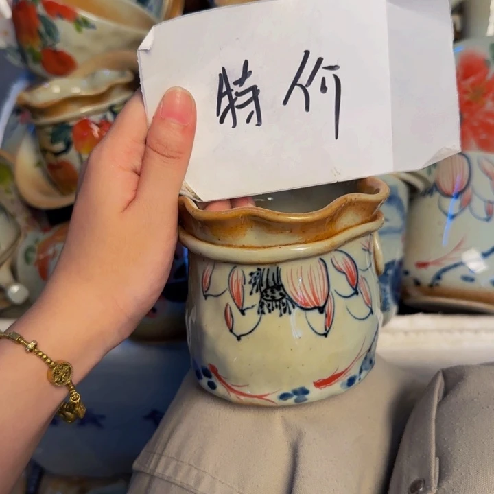 瓷片景德镇陶瓷手工手绘