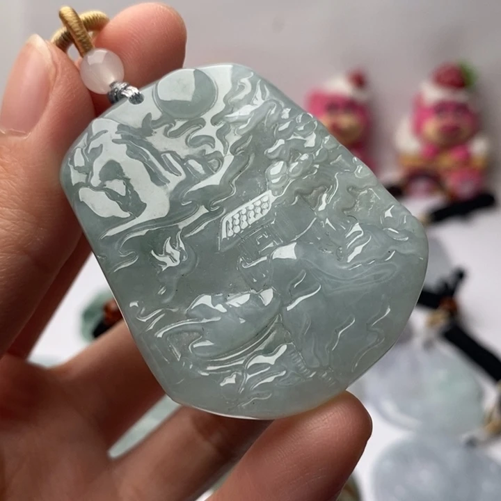 翡翠未镶嵌颈饰翡翠