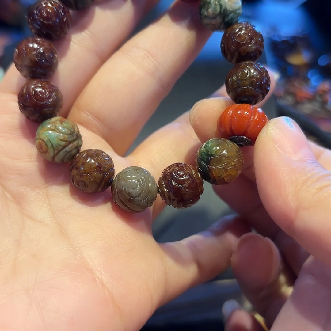 翡翠未镶嵌颈饰原创