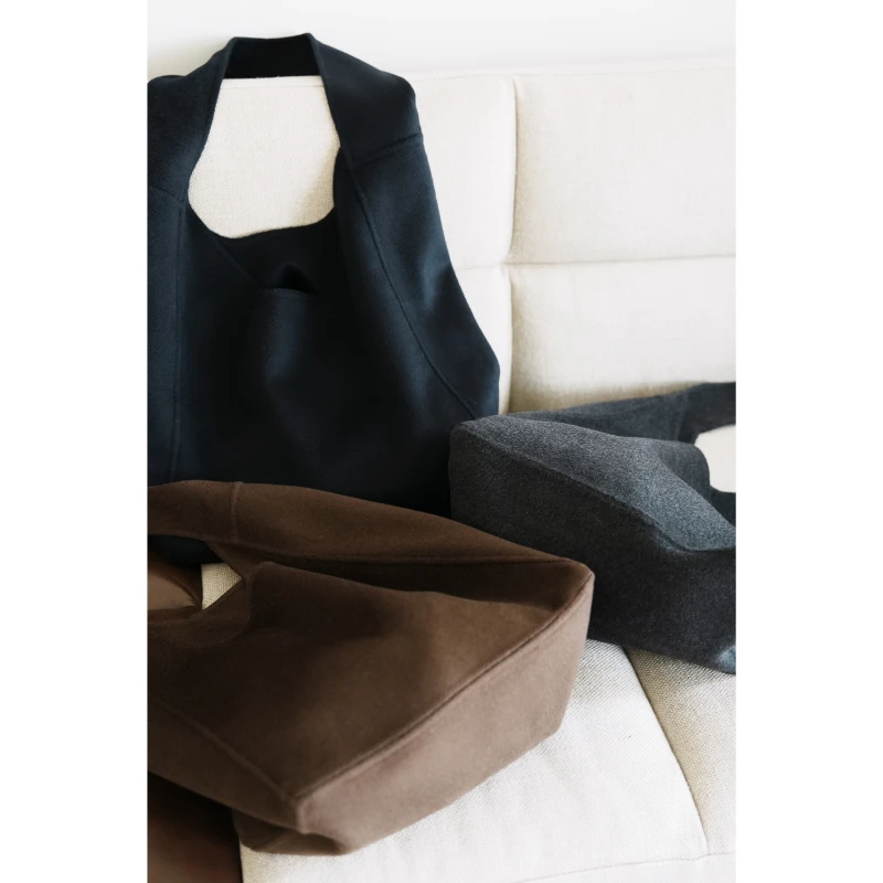 BAYBERYL老贝毛呢包*羊毛羊绒托特秋冬百搭单肩包DD5I1121-10/12