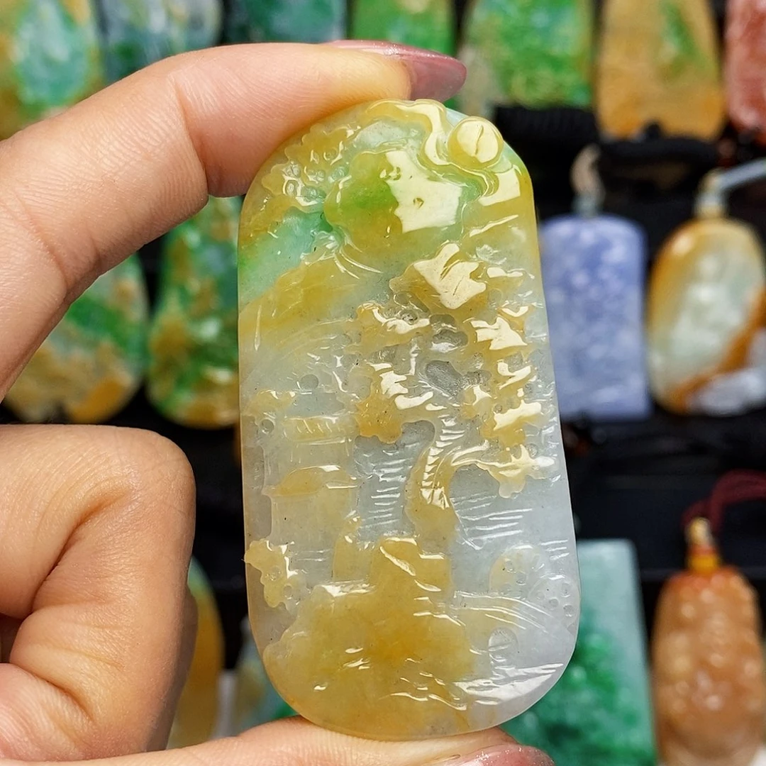 定制翡翠未镶嵌翡翠A货一物一证福利款