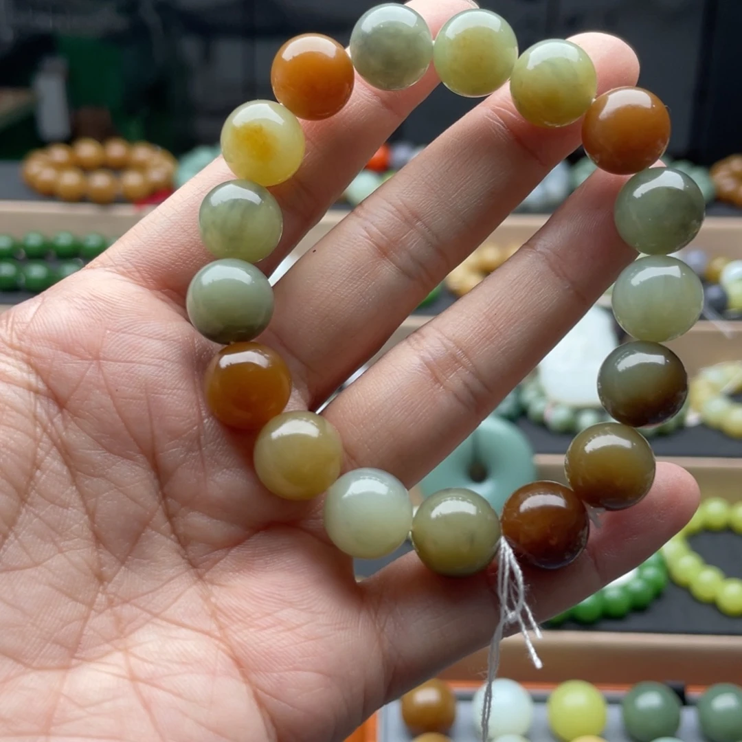 和田玉未镶嵌手链12楼兰