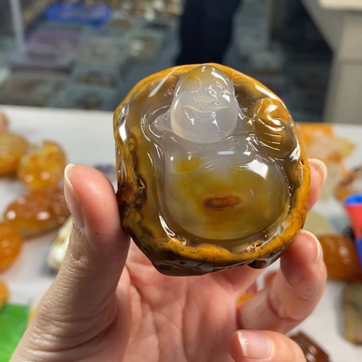 玛瑙/玉髓吊坠(不含链)未镶嵌