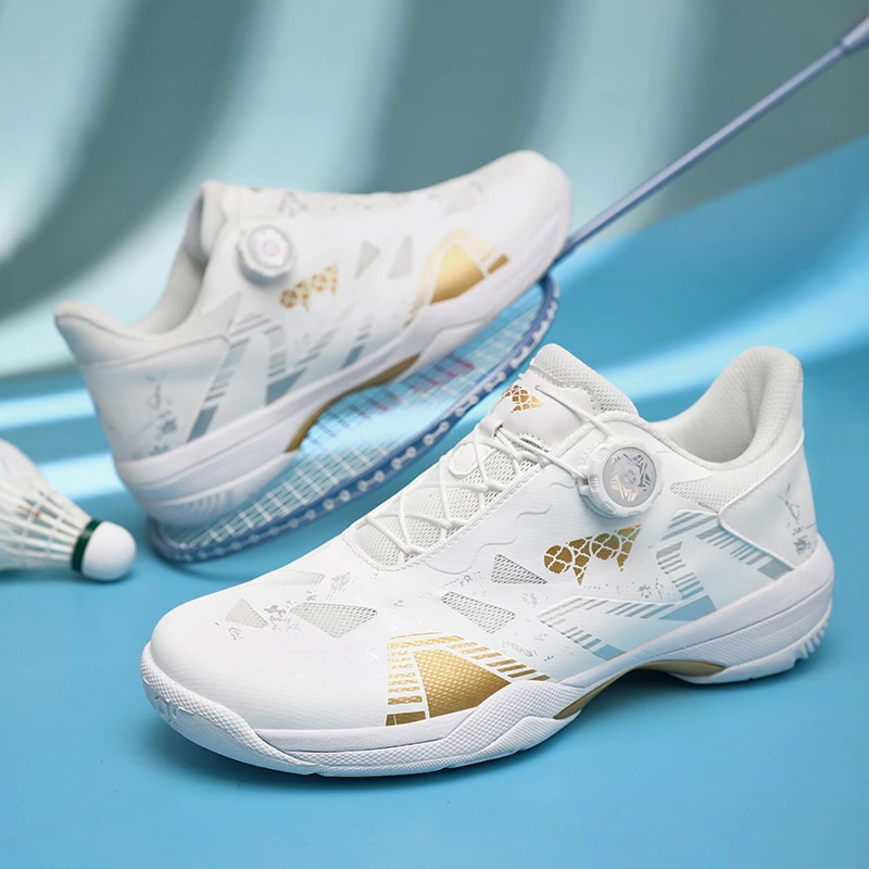 专业羽毛球鞋 男女款排球超轻训练鞋 防滑减震网面透气运动网球鞋