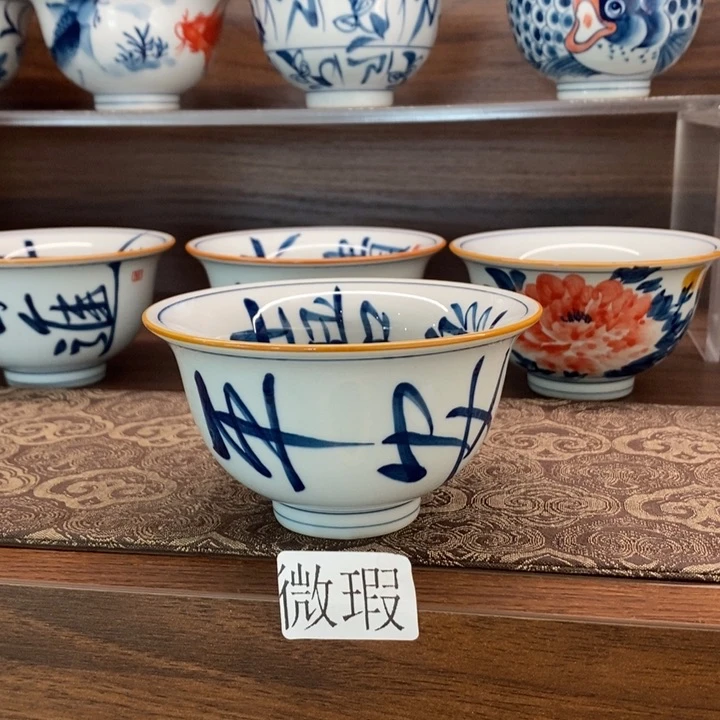 釉下老陶泥手工绘制