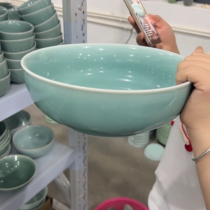 龙泉云间青瓷小米茶器