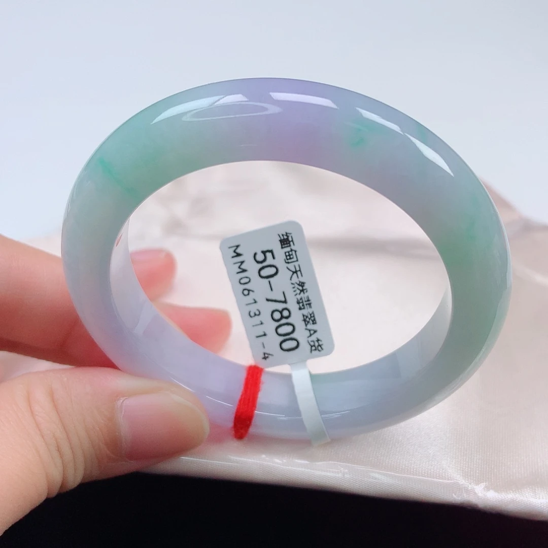 未镶嵌手镯翡翠50正圈