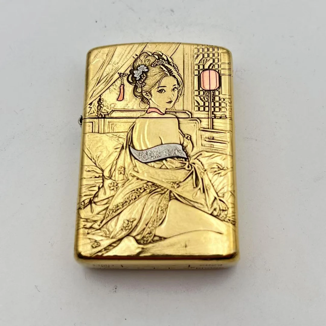 【云川原创】H2K杨玉环镶嵌煤油打火机