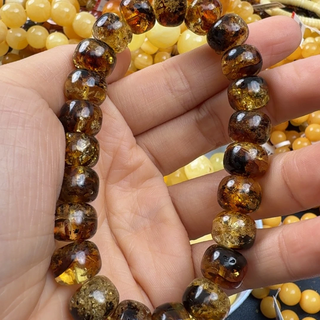 琥珀未镶嵌珠宝奇石