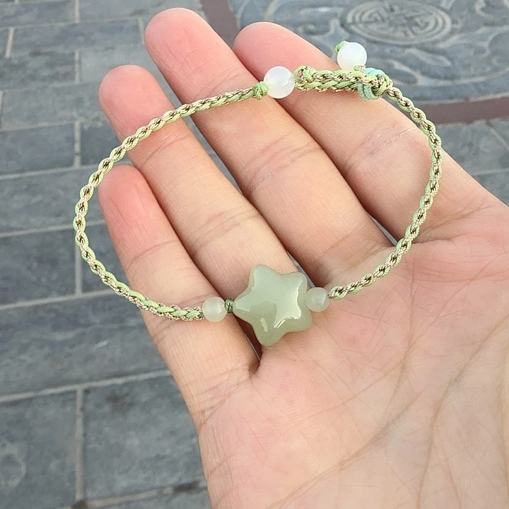 和田玉未镶嵌手链