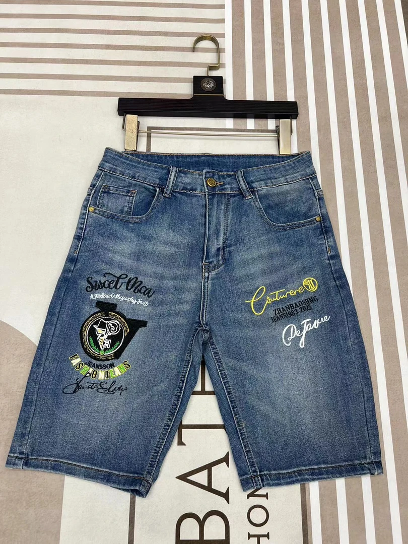 短608欧版时尚休闲牛仔裤短裤