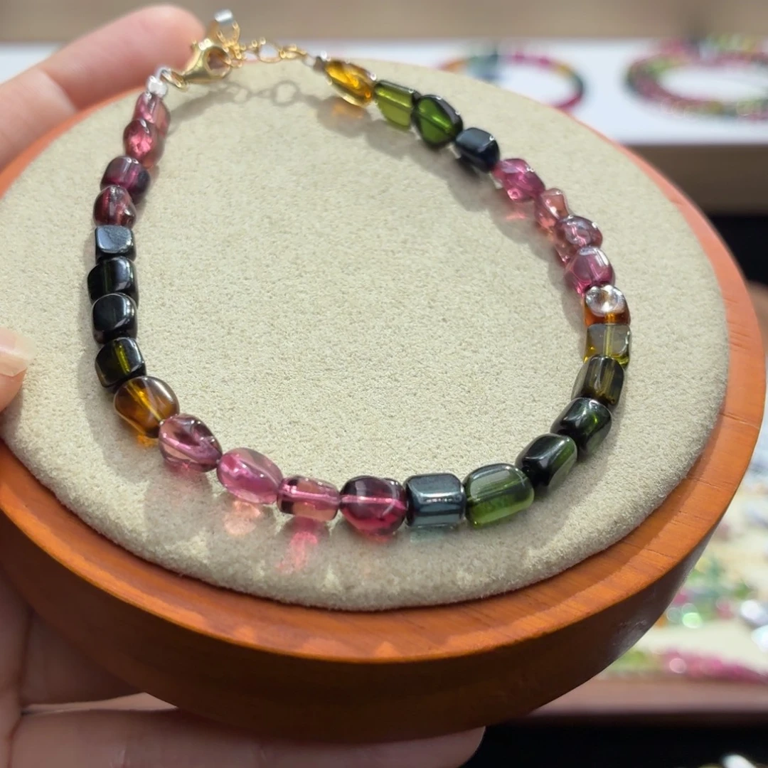 碧玺手串未镶嵌两天看货期