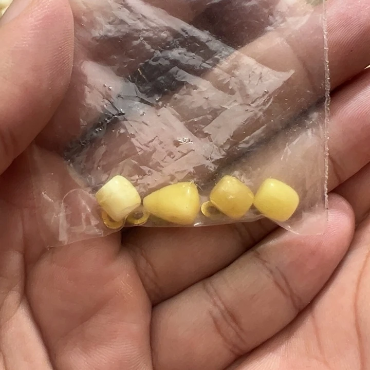 未镶嵌琥珀裸石一套配饰