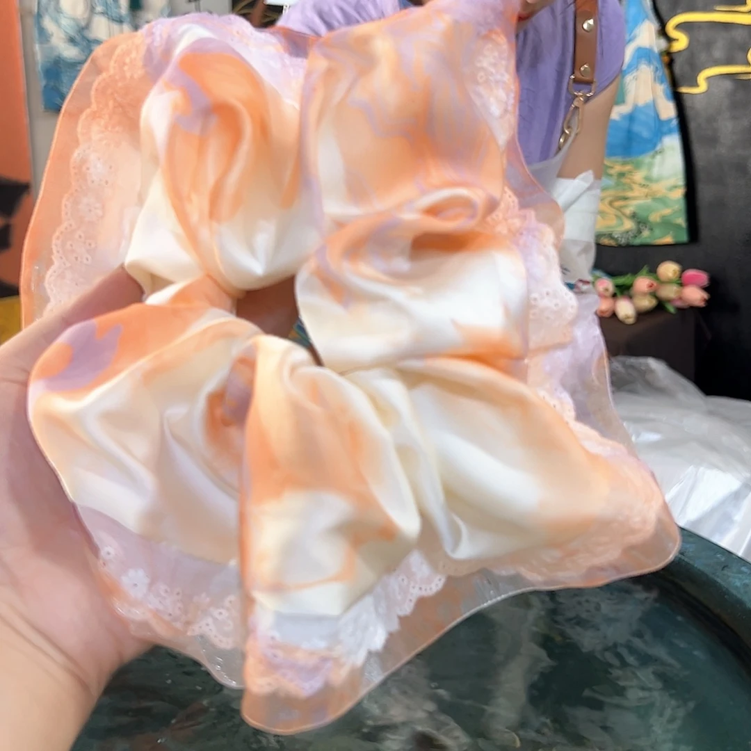 599蕾丝发圈手作