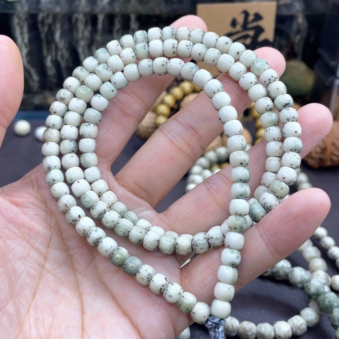 星月菩提吊坠云***L6×5带月大留白小细星