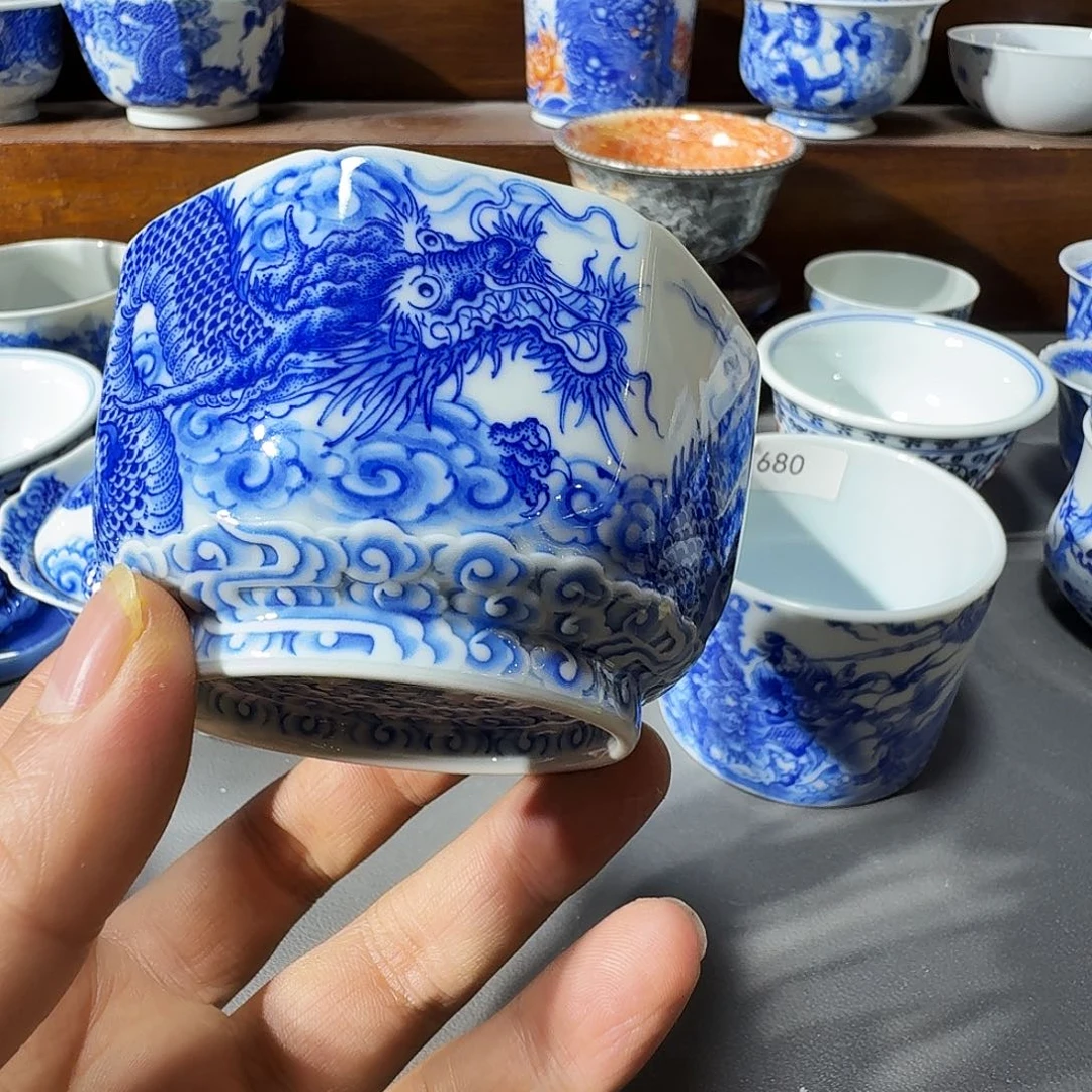 芳***姐泥塑主人杯手工手绘