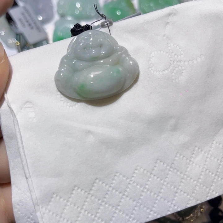 翡翠颈饰未镶嵌天然翡翠A货