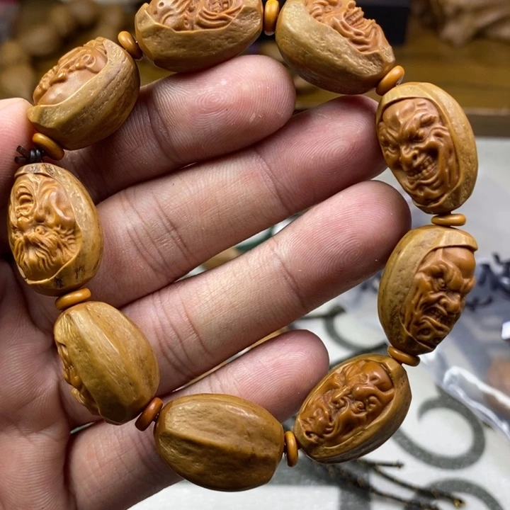 橄榄核手串/手链橄榄核雕工艺手串