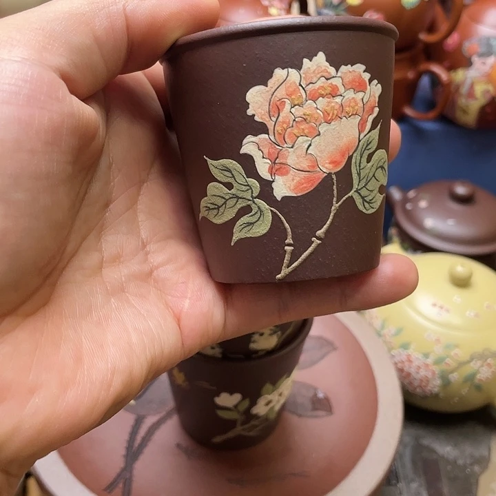 茶杯紫砂紫砂主人杯100cc