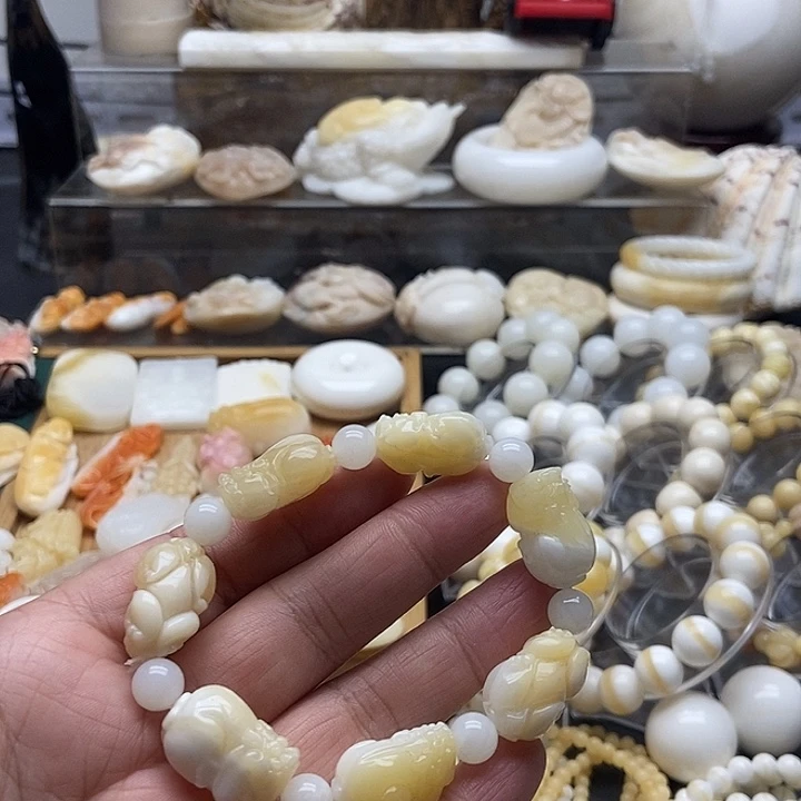 非金属贝壳貔貅宝宝手链