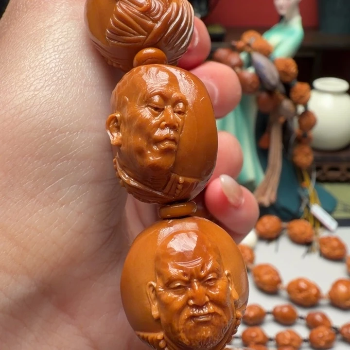 橄榄核手串/手链双面十八罗汉