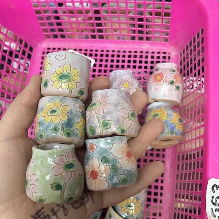 半***夏微瑕手工制作多肉花盆
