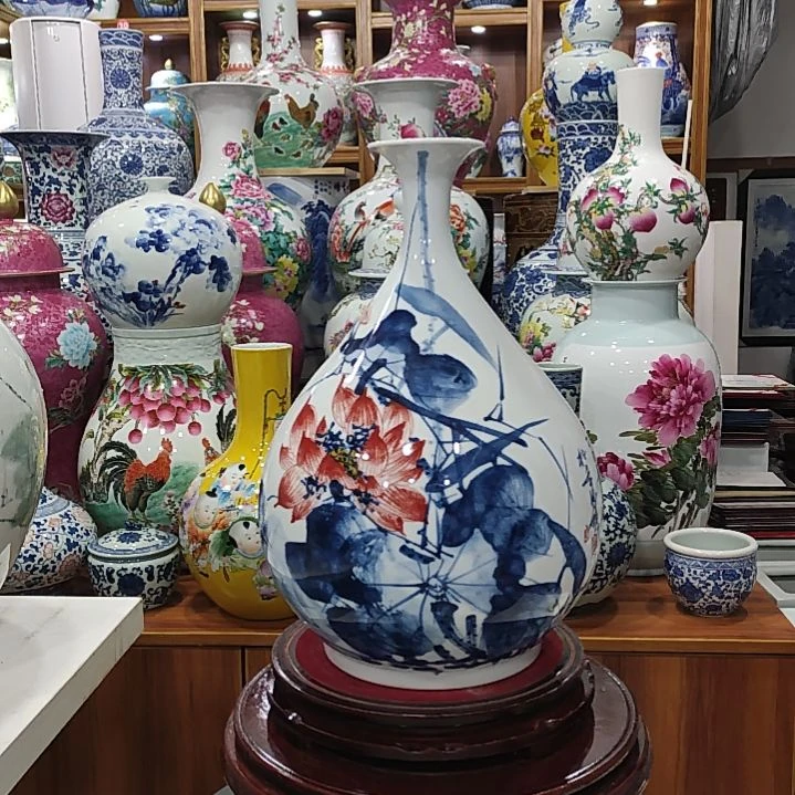 瓷片景德镇陶瓷花瓶子