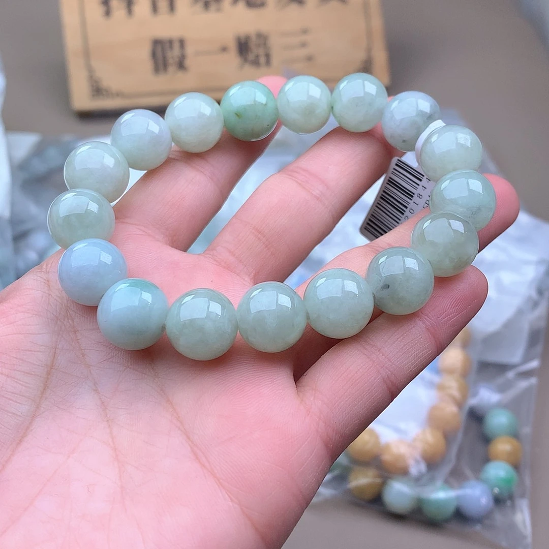 未镶嵌手链翡翠手串