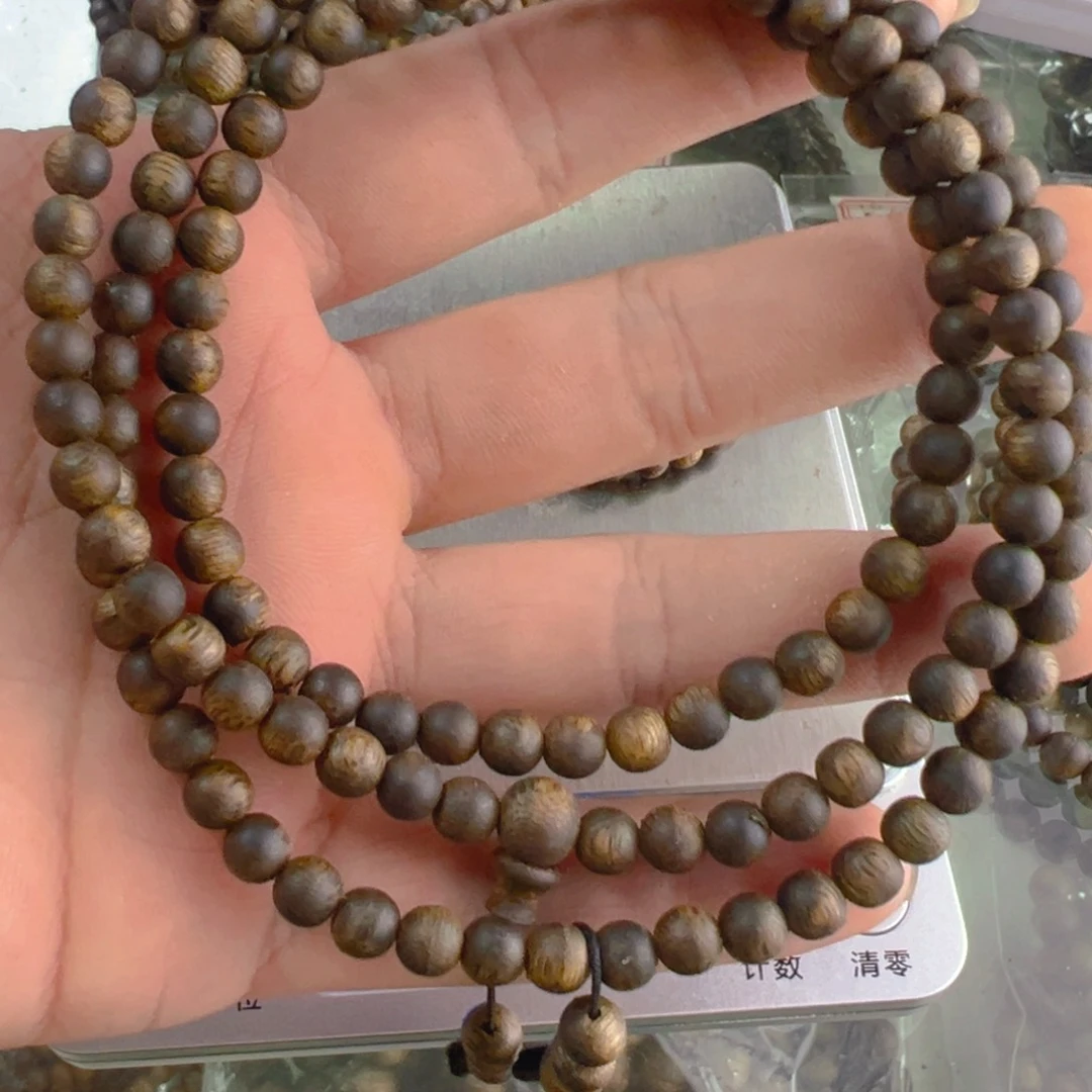 沉香手串奇楠05多圈13克