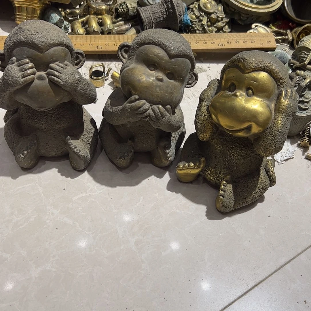 安****生微瑕疵黄铜摆件工艺品