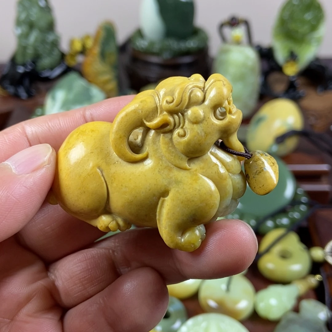 岫岩河磨玉（透闪石质玉）未镶嵌珠宝奇石