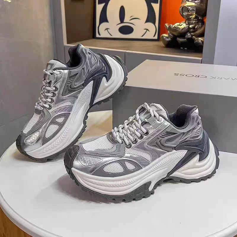 明星同款机甲老爹鞋响尾蛇复古运动老爹鞋5019