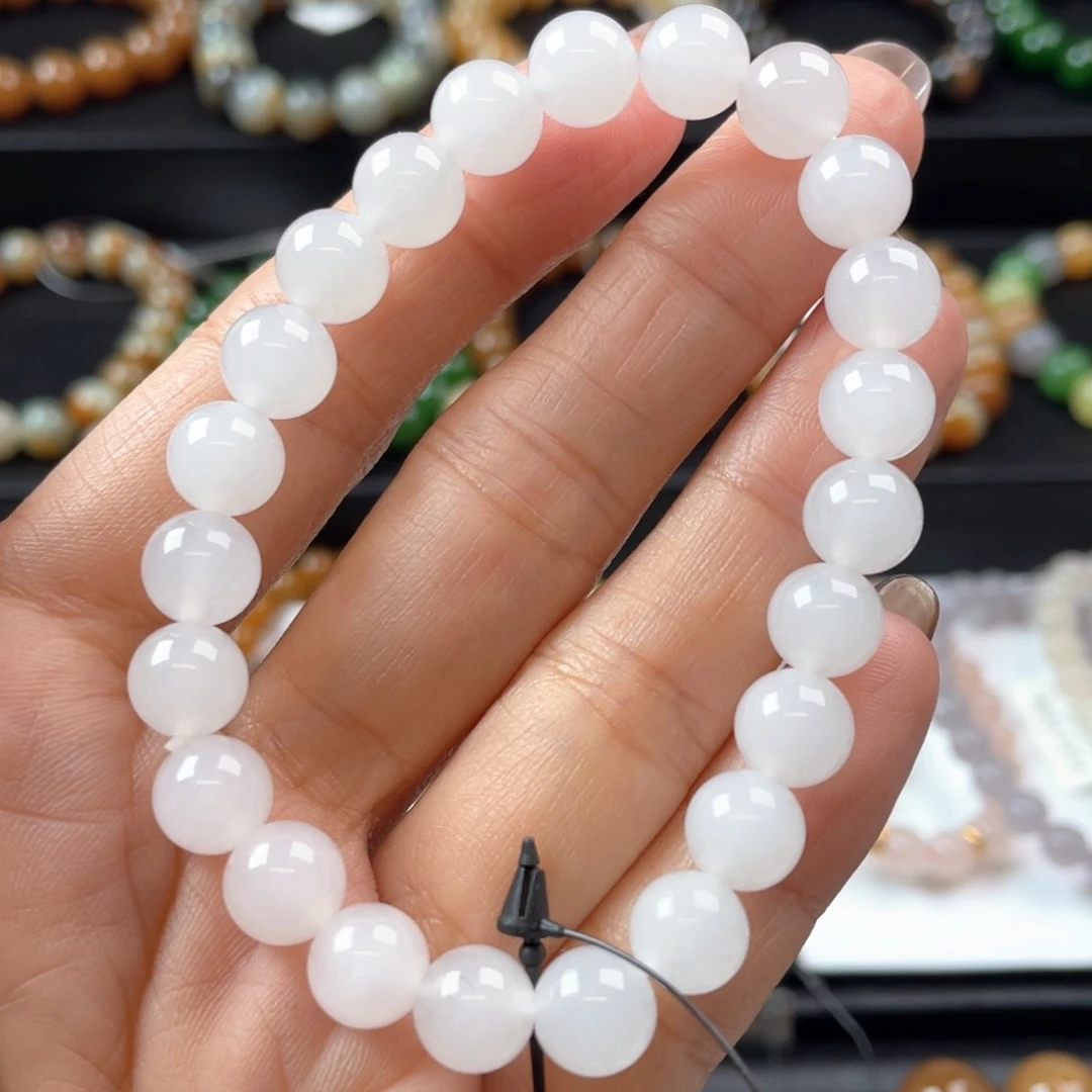 未镶嵌手链透闪石质玉