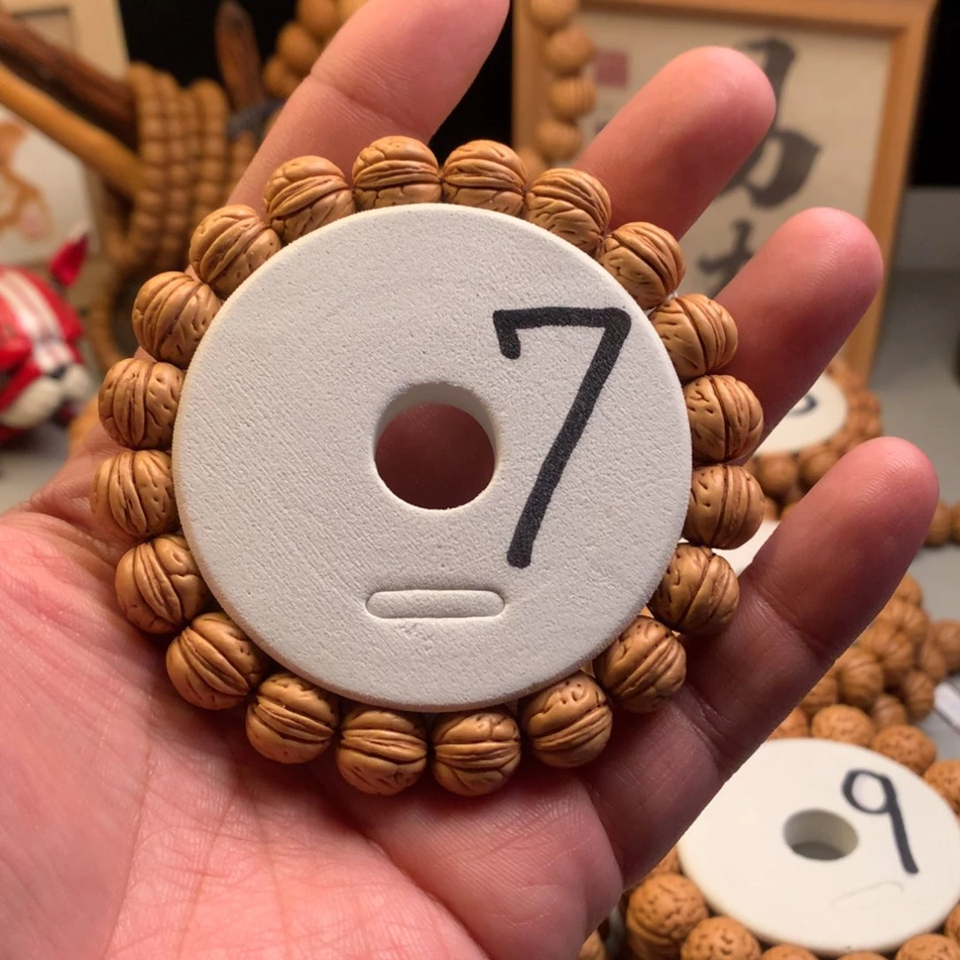 桃核手串【黄胖】1.3小桃核手串